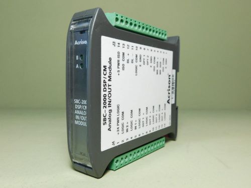 WORKING - Acrison SBC-2000 DSP/CM Analog IN/OUT Module for Weigh Feeder