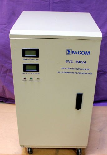 Automatic voltage regulator/stabilizer 15kva 220 vac single phase mod.svc15 for sale