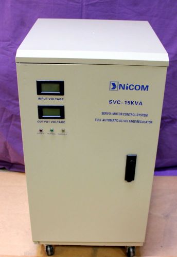 AUTOMATIC VOLTAGE REGULATOR/STABILIZER 15KVA 220 VAC SINGLE PHASE MOD.SVC15