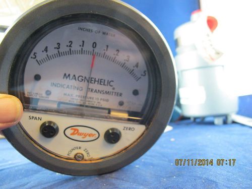 Dwyer 605-0 167363-00 .50-0-.50 differential pressure indicating transmitter for sale
