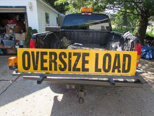 Oversize Load sign heavy duty Truck Safety Escort Pilot Car With Strobe Light