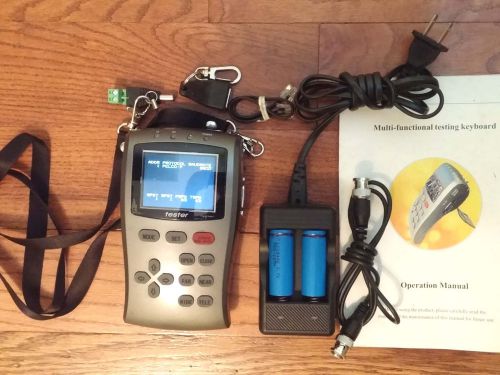 Portable Multi functional CCTV Tester W-MT100 handheld LCD video technical data