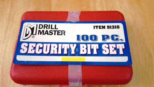 SECURITY TOOL SET ONE HUNDRED PIECE SET