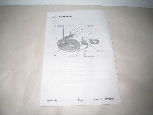 Harbor Freight PVC Welding Kit Replacement Assembly and Operating Instructions