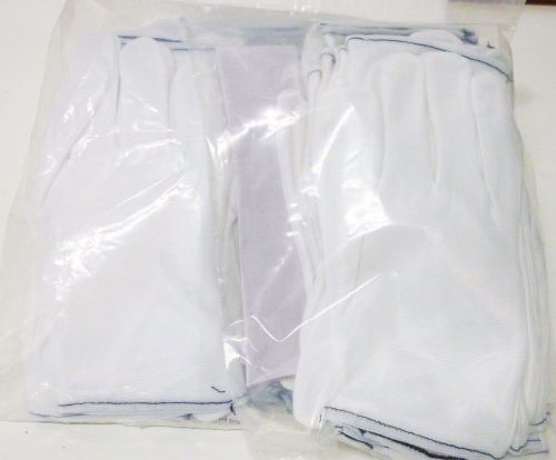 &#034;lot of 100 pair&#034; womens sz small condor white polyester inspection gloves 4jd10 for sale