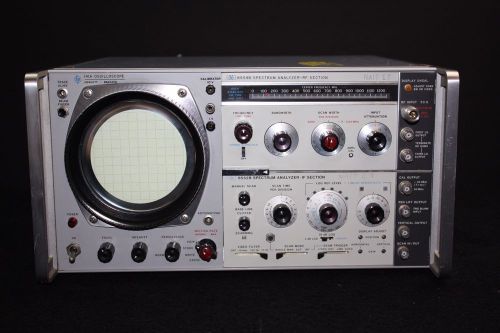 HP 141A, 8554B, 8552B Ocilloscope and Spectrum Analyzer RF &amp; IF Section