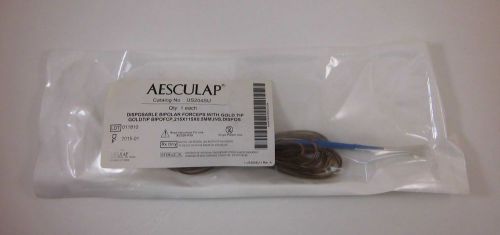 Aesculap US204SU Disposable Bipolar Forceps 0.5mm Gold tip w/ Cord
