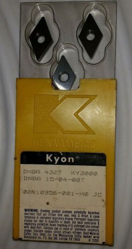 Kennametal Ceramic Inserts- DNGA150408T KY3000 (5 PCS) kyon inserts 1/32 nose