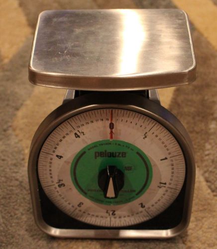Pelouze YG180R Y-Line 5 Pound Mechanical Food Portioning Stainless Portion Scale