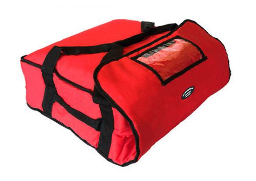 Pizza Delivery Hot Bag (Holds up to Four 16&#034; or Three 18&#034; Pizzas) RED