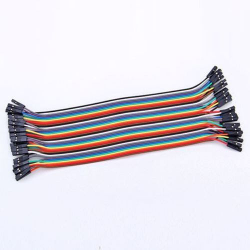 40PCS Dupont wire 20cm Cables Lines Jumper 1p-1p pin Connector Female to Female