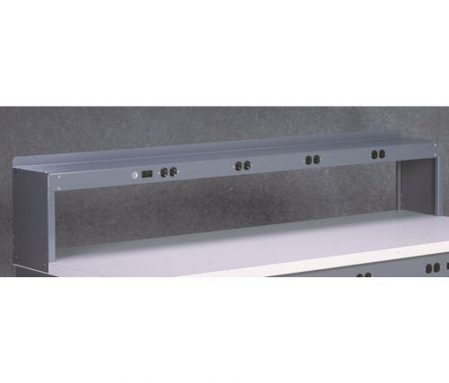 Brand new edsal electrical shelf riser, 72wx15dx18h, gray for sale