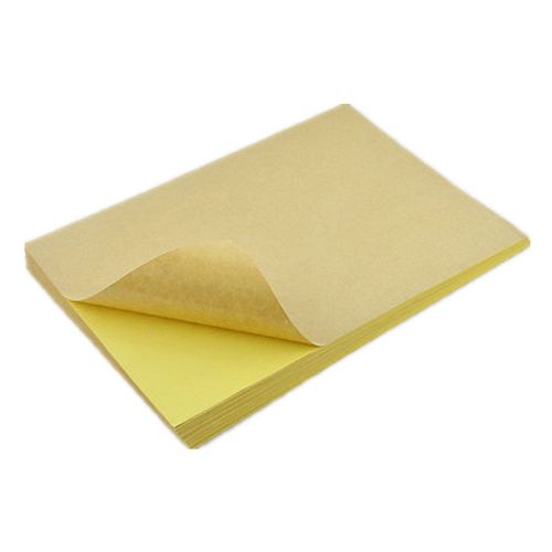 1 - 300X A4 Kraft Paper Self Adhesive Printing Paper Shipping Packaging Label