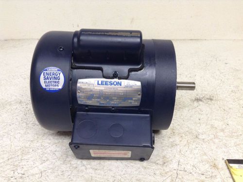 Leeson 113921.00 m6c14fc5b 1/3 hp 1425 rpm 110/220 vac motor 11392100 c56c for sale