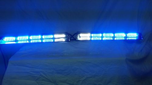 10 module Linear LED lightbar with takedowns and built-in flash indicator