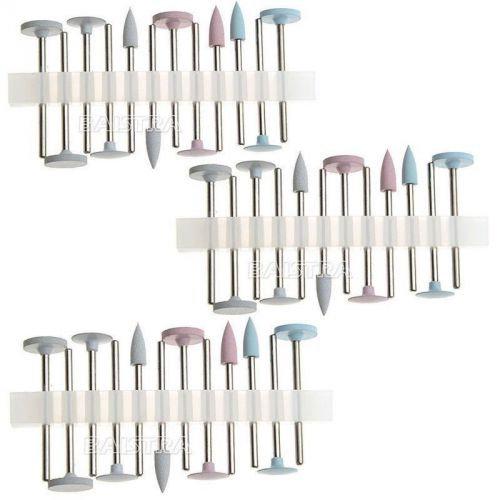 3KITS Dental Porcelain Teeth Polishing Kits HP0312 Used For low-speed Handpiece
