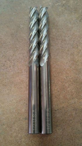 2 4 flute 1/2&#034; carbide end mills