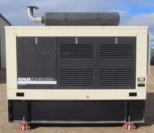 135kw kohler / john deere diesel generator / genset - load bank tested for sale