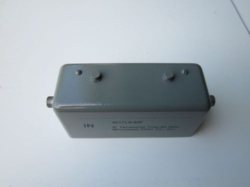 MFC / Microwave Filter Co 3217LS-80F IF Terrestrial Trap 80 MHz