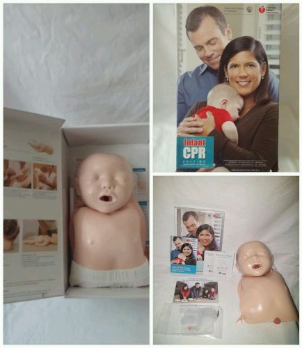 American Heart Assoc INFANT BABY CPR Training Manikin KIT $100 FREE SHIPPING