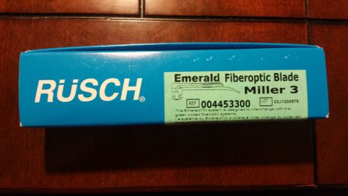 RUSCH EMERALD FIBER OPTIC BLADE~ Miller 3 004453300