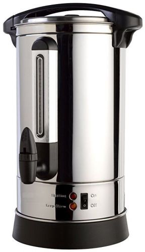 Prochef pu35 professional stainless steel 35 cup insulated hot water urn for sale