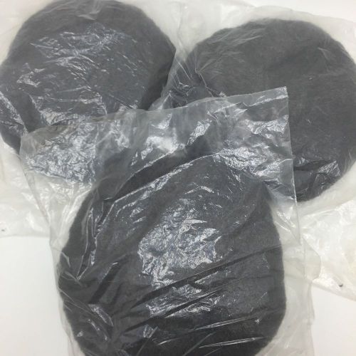 NEW Elephant Steel Wool Floor Pads LOT OF 3 13&#034; 12&#034; Buffer JUMBO International