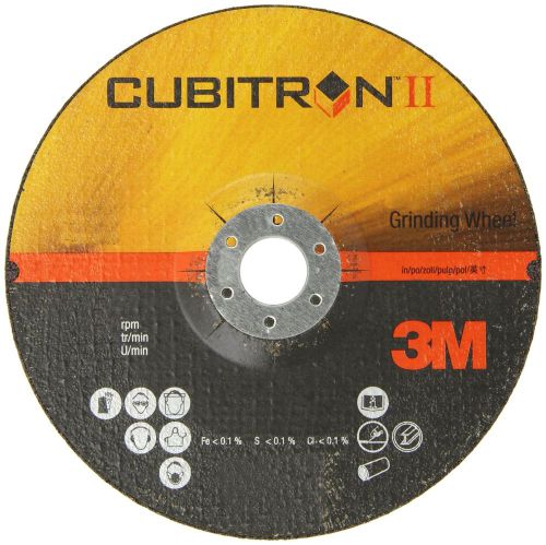 3M Cubitron II Depressed Center Grinding Wheel T27 Ceramic Grain 7&#034; Diameter ...
