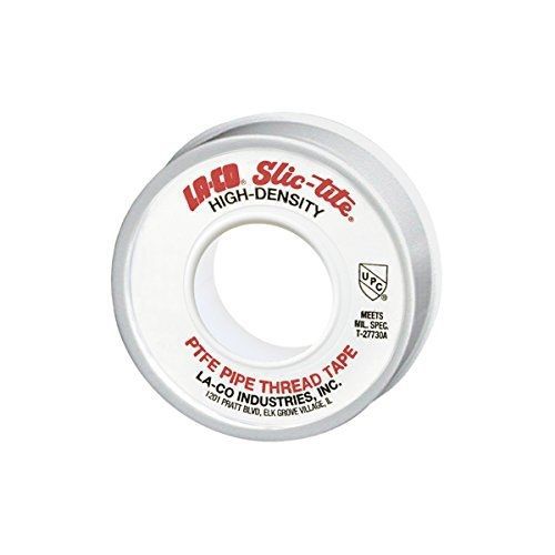 La-Co LA-CO 44088 Slic-Tite PTFE Pipe Thread Tape, Premium Grade [600&#034; Length,