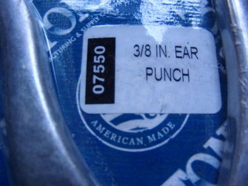 STONE 3/8&#034; Round Ear Punch Identification Tags Cattle Cows Pigs Livestock