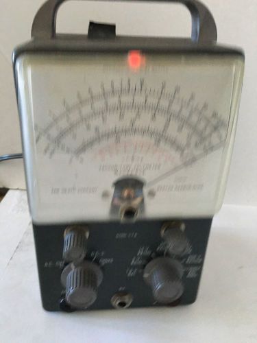 Vintage Heathkit Model V-7A Vacuum Tube Voltmeter Electric Meter (working!)