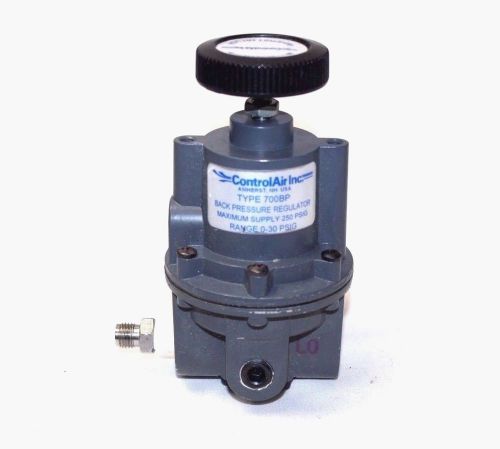 ControlAir Type 700BP Back Pressure Regulator Range 0-30 PSIG [Ref H]