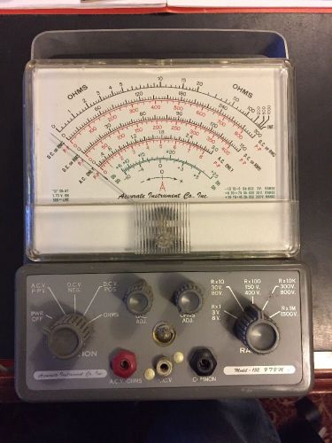 Vintage Accurate Instruments Co. model 152 vtvm