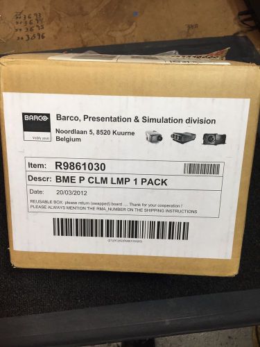 NEW!! BARCO FACTORY LAMP R9861030 CLM HD8/R10+ PROJECTOR
