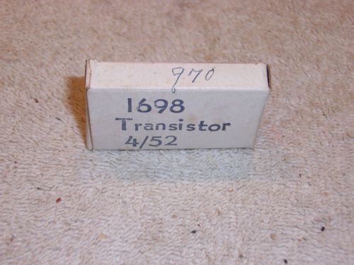 Og2754-  collectible western electric germanium point contact transistor 1698 for sale