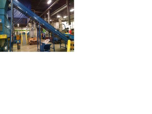 Endura -Veyor Cleated Incline Conveyor For Sale