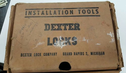 Vintage Dexter Jig for Lock &amp; Knob Installation Tool with box and instructions.