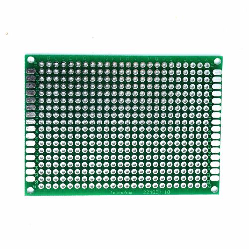 Adeept 10PCS DIY 5x7 cm Double Side Prototype PCB Tinned Universal Breadboard