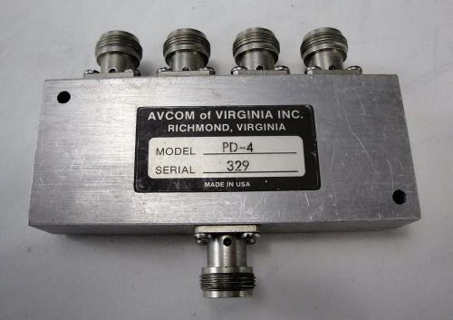 Avcom PD-4 4-Way Power Divider