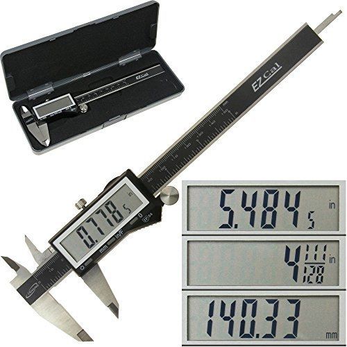 Igaging ip54 electronic digital caliper 0-6&#034; display inch/metric/fractions for sale