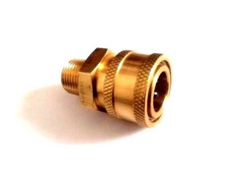 Pressure washer 3/8&#034; male (npt) brass quick connect coupler for sale