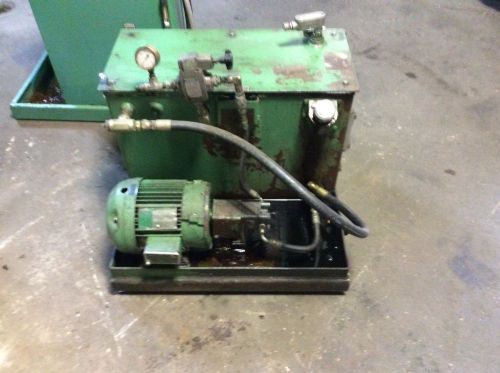 Hydro system 5 hp hydraulic pump w/tank, 17&#034;-22&#034;-12&#034; 230/460v, 3 phase for sale