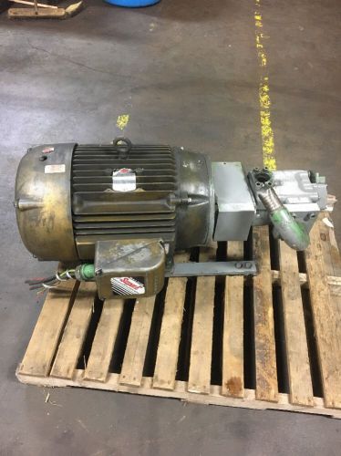 Baldor EM4117T Motor 30 Hp W/ Vickers Vane Pump 4520V 42A Warranty!