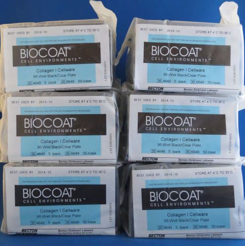 Qty 30 BD BioCoat Cellware Collagen Type I 96 Well Plates #354649