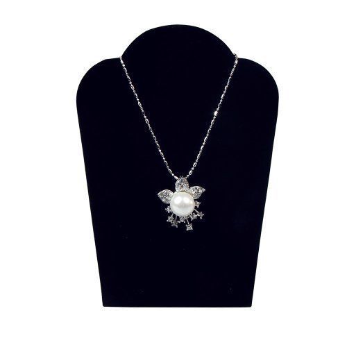 4 black velvet padded necklace pendant display easels 3 3/4&#034;w x 5 1/4&#034;h for sale