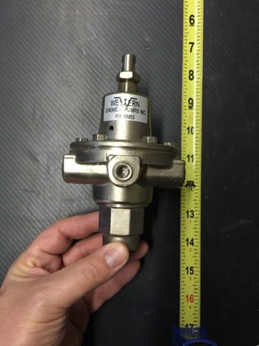 Western Chemical Pumps Inc. Regulator Valve, Stainless Steel, Model: RM55