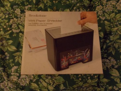 Brooksone Mini Paper Shredder, New in Box