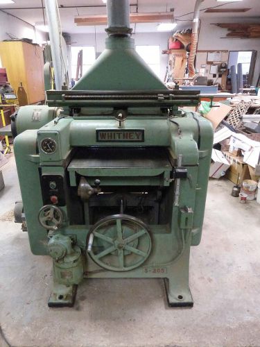 WHITNEY S-205 PLANER 24&#034; WITH KNIFE GRINDER