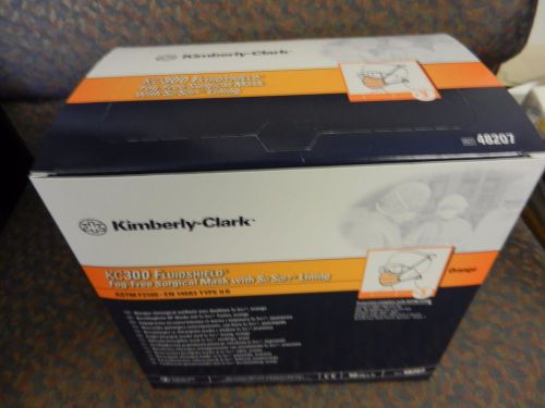 48207 Kimberly-Clark Surgical Mask Fog-Free, Orange - 50 pcs