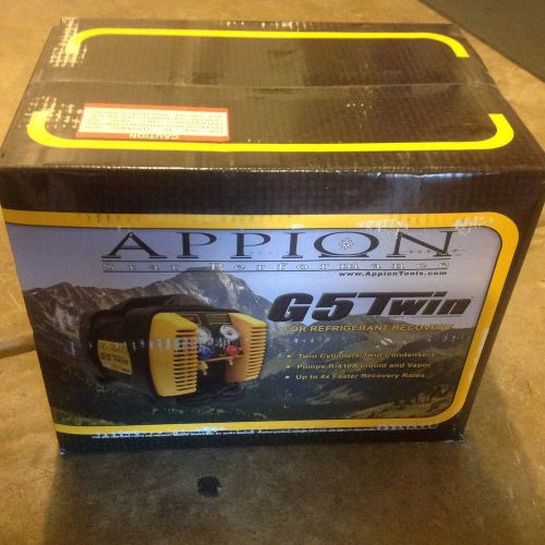Appion G5 Twin Refrigerant Recovery Unit...NEW IN BOX